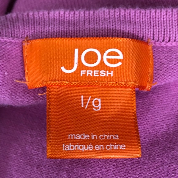 joe Fresh Button Down Cardigan Size Large - Picture 3 of 7